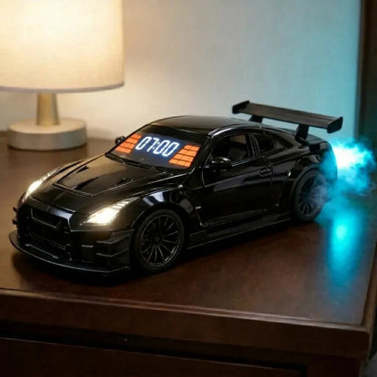 Hypercar Alarm Clock Realistic Engine & Light Effects