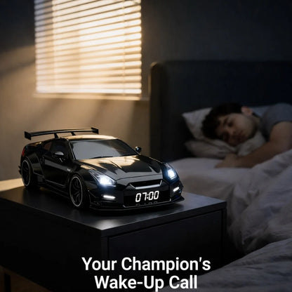 Hypercar Alarm Clock Realistic Engine & Light Effects