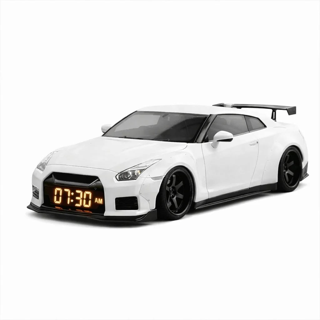 Hypercar Alarm Clock Realistic Engine & Light Effects