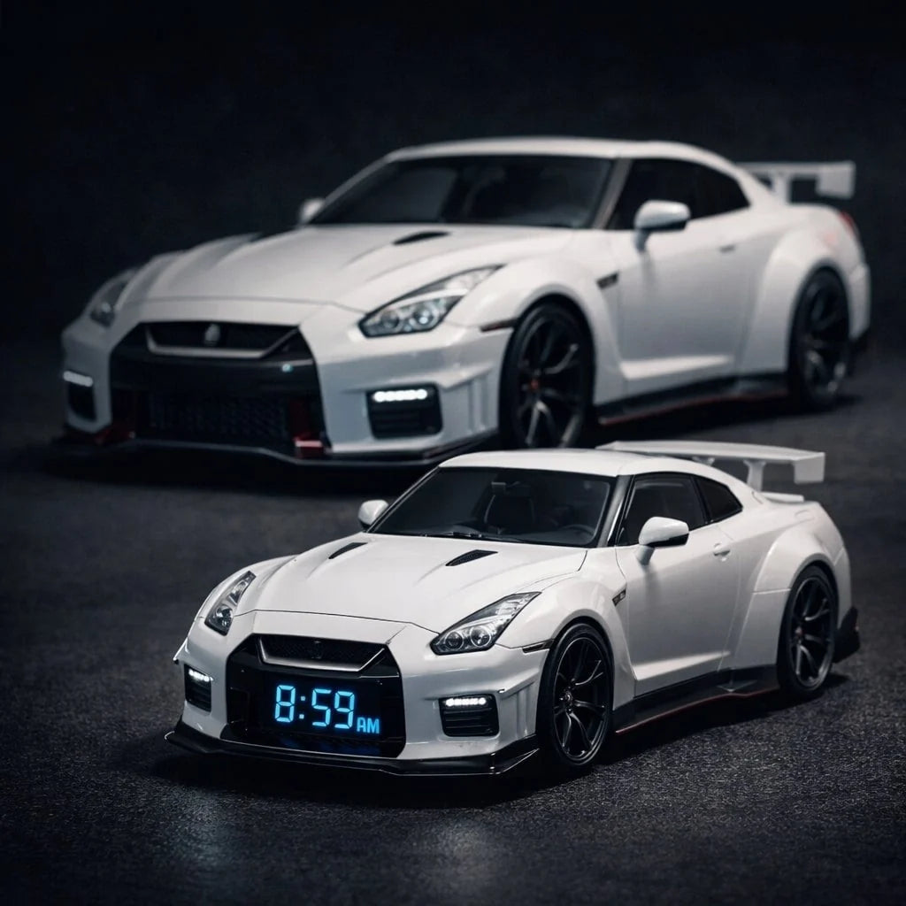 Hypercar Alarm Clock Realistic Engine & Light Effects